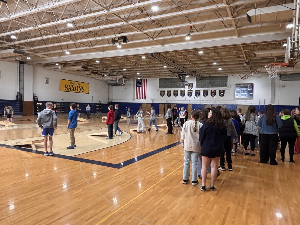 Fifth graders walk the halls of Hastings Middle School