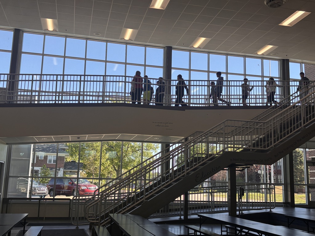 Fifth graders walk the halls of Hastings Middle School