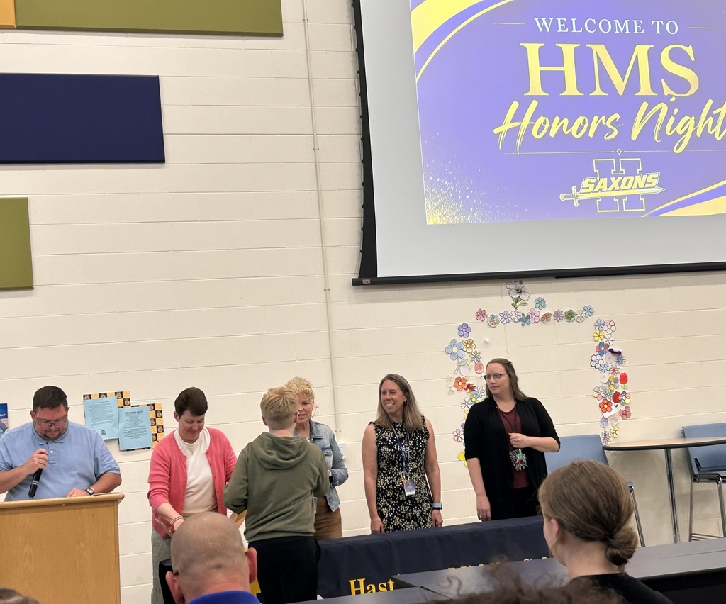 Scenes from the HMS honors night