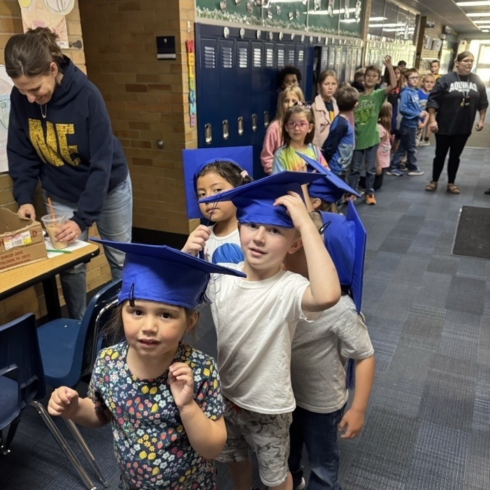 Preschoolers graduating