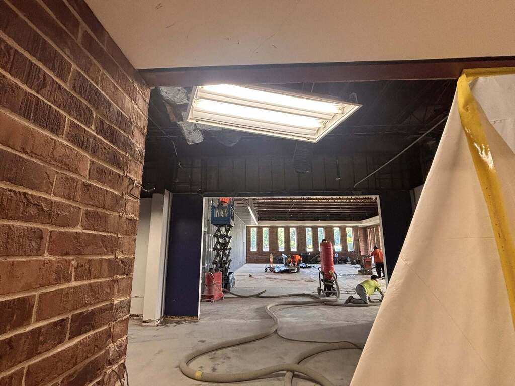 Photos of sites that are under construction