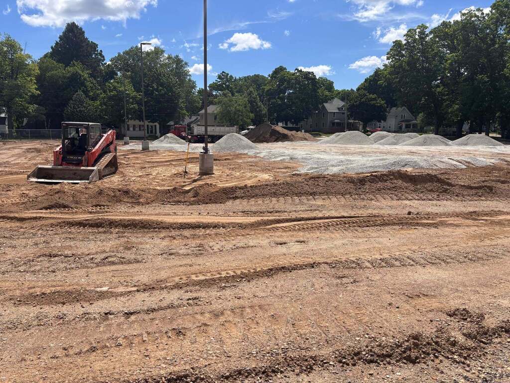 Photos of sites that are under construction