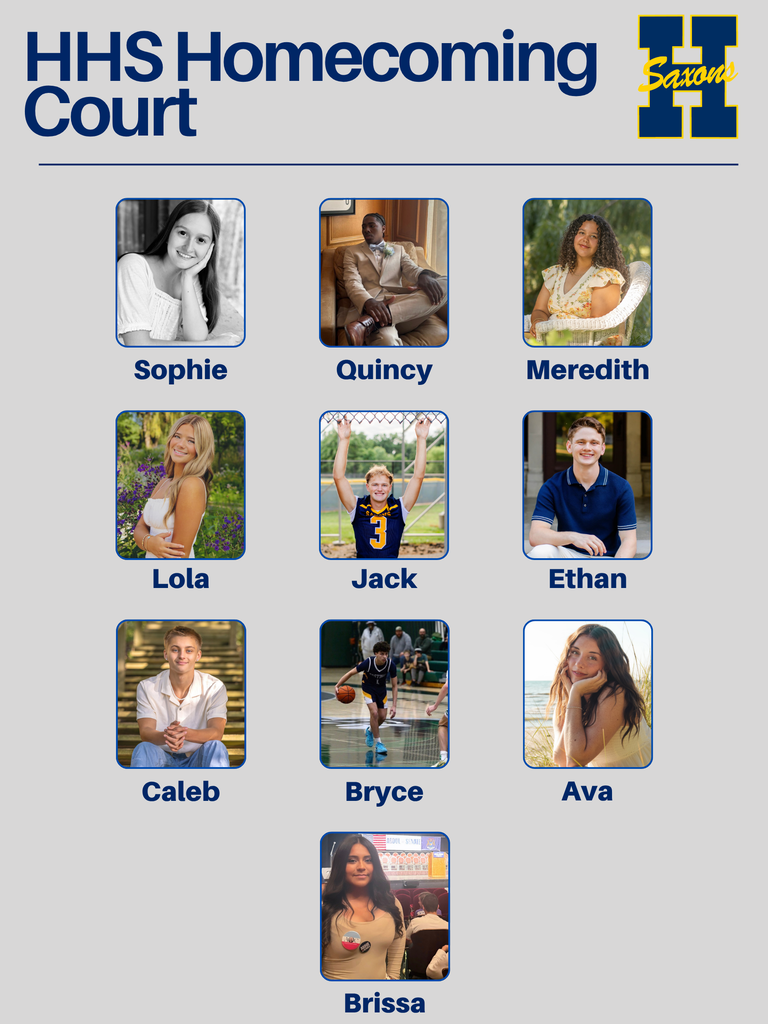Photos of 10 high school students