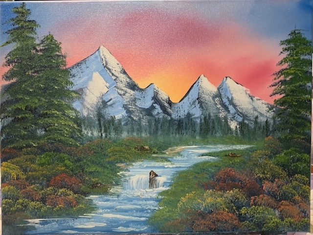 Mountain by the Stream