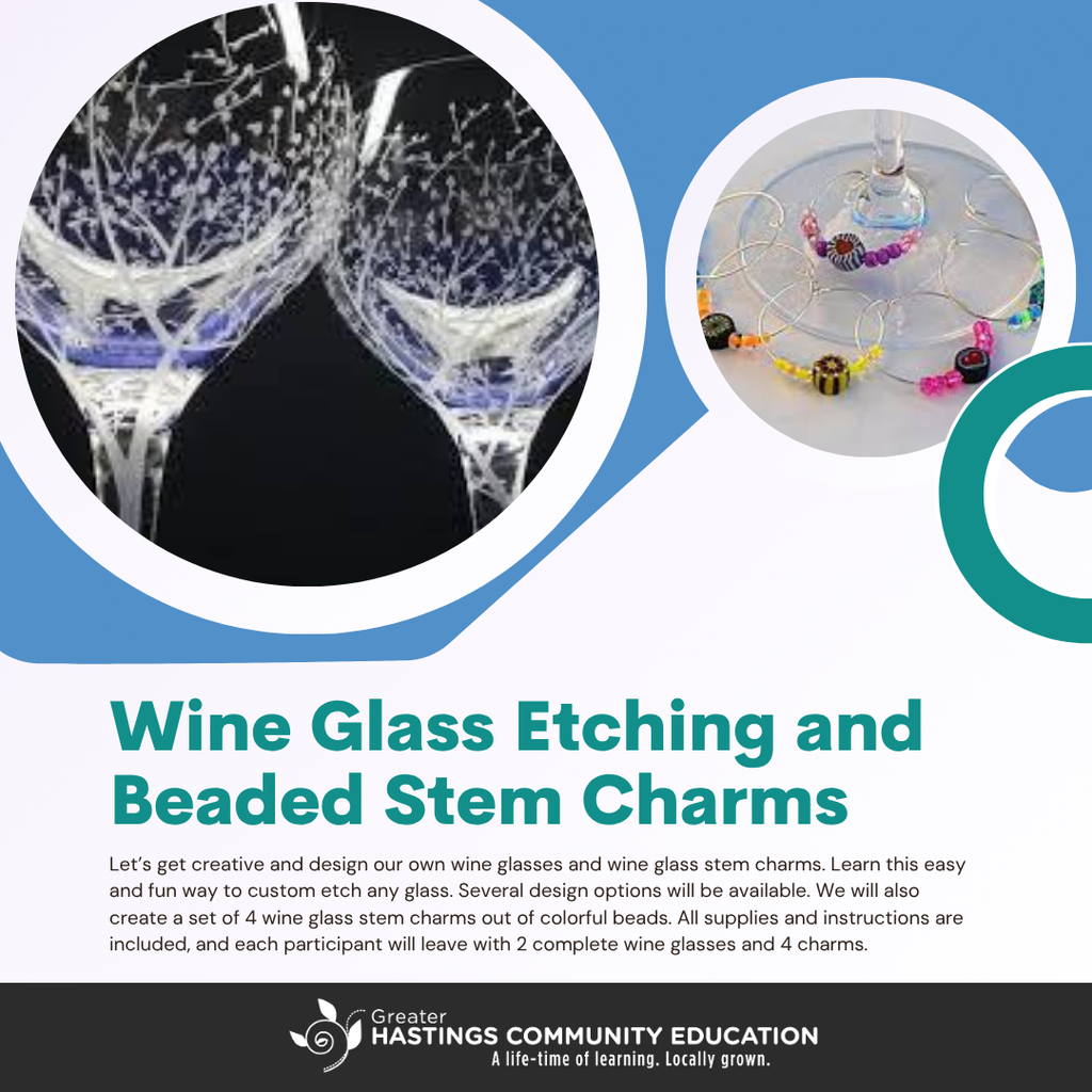 wine glass etching