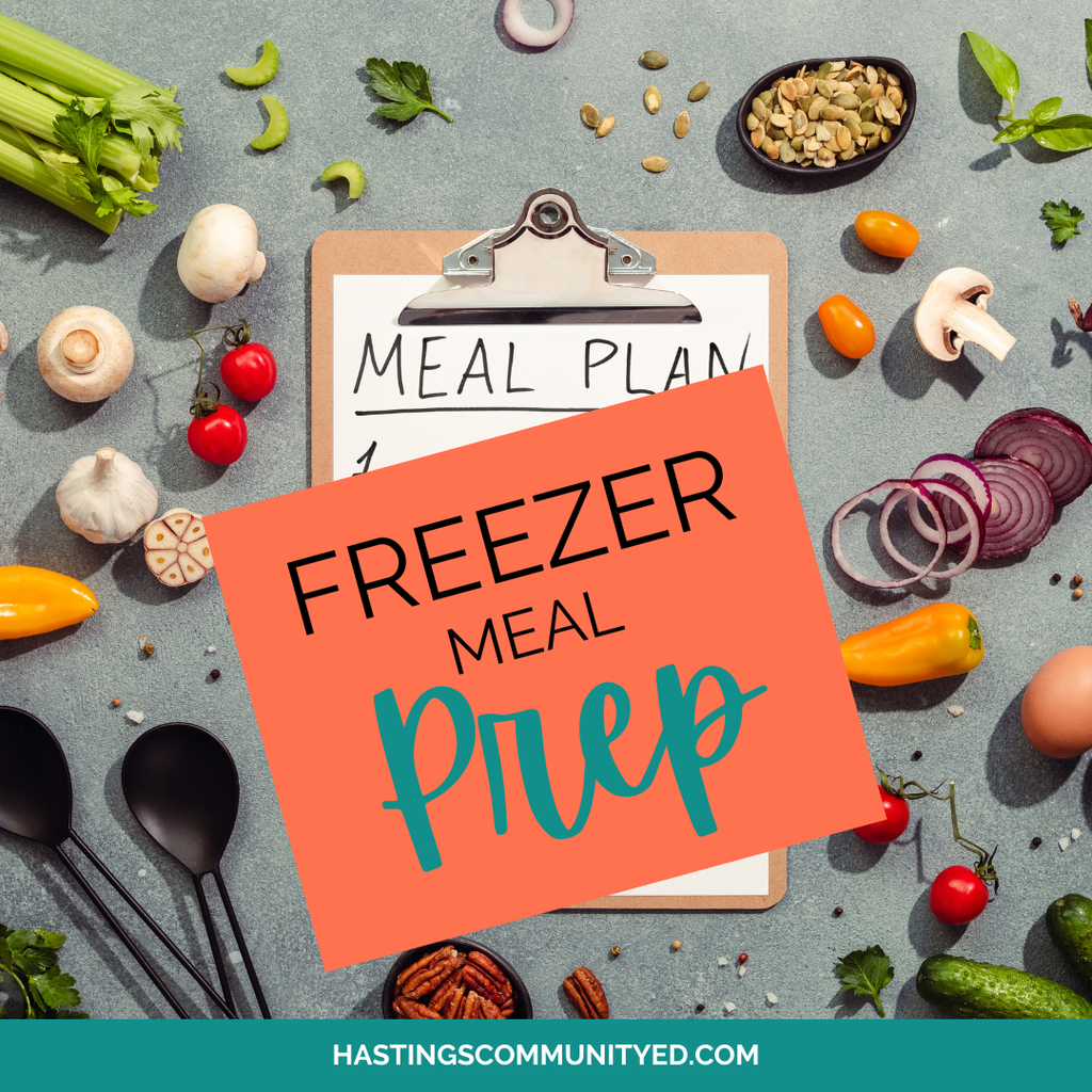 Freezer meal prep