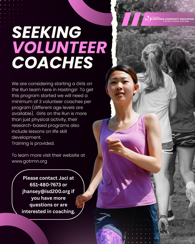 Seeking Volunteer Coaches