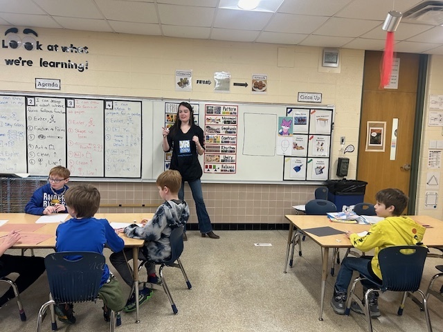 Veira preparing the paper