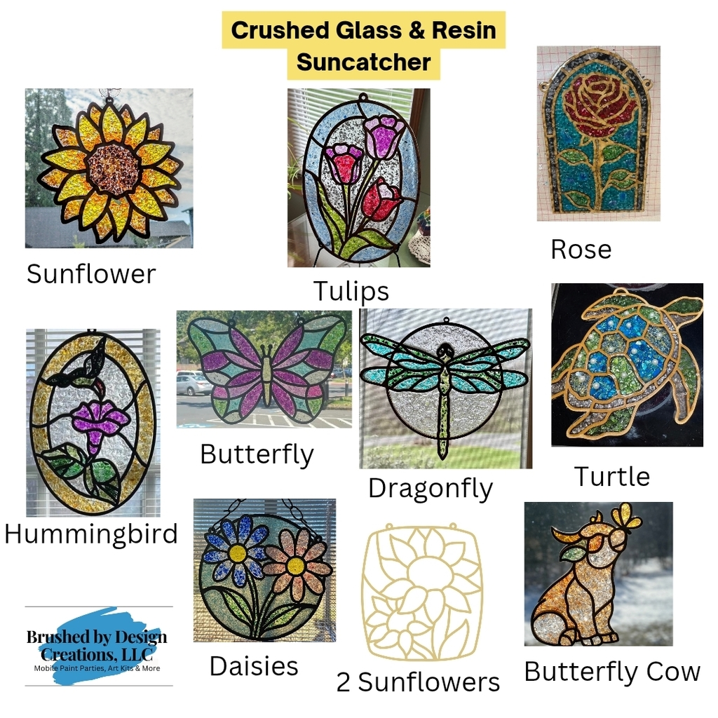 Crushed glass