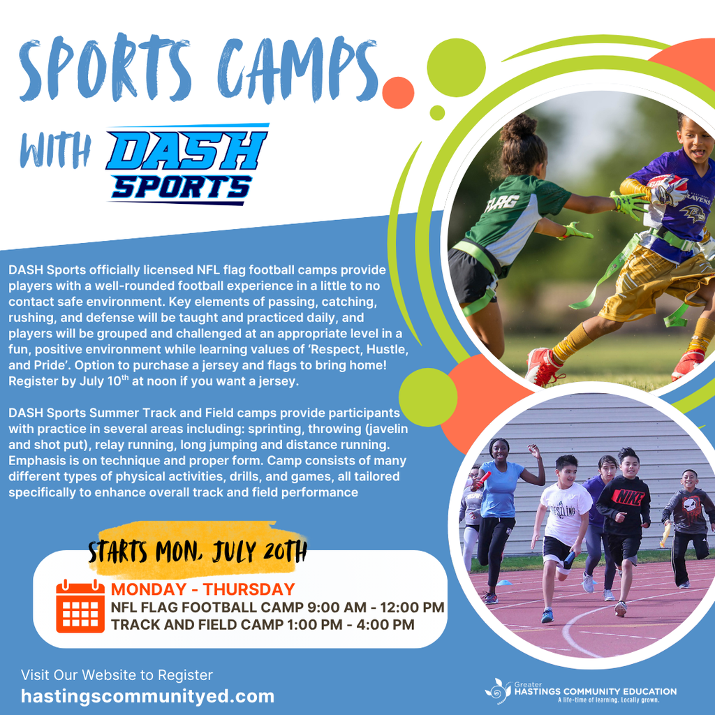 Sports camps with DASH