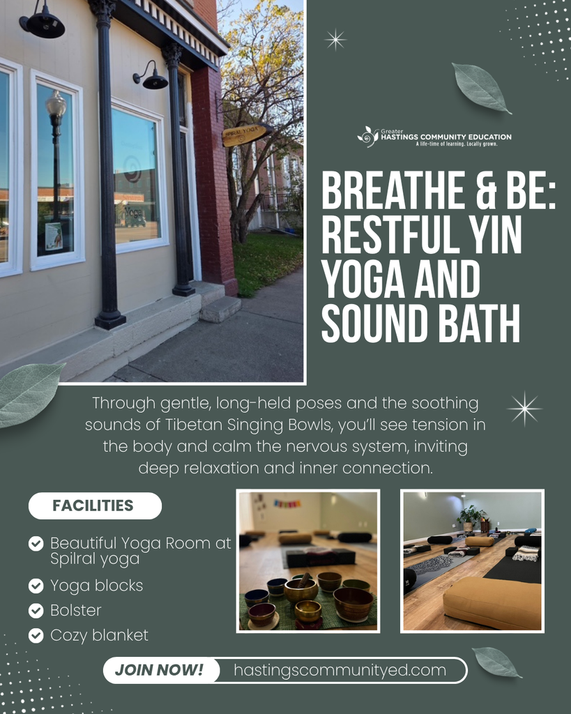 Breathe & Be: Restful Yin Yoga and Sound Bath