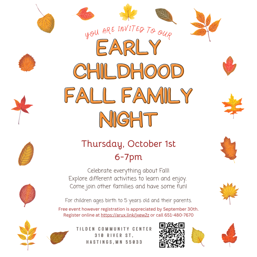 Early Childhood Fall Family Night