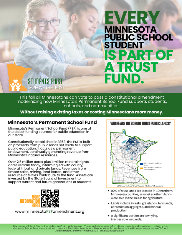 Minnesota's Permanent School Fund page one