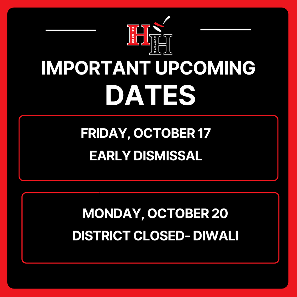 Important Upcoming Dates