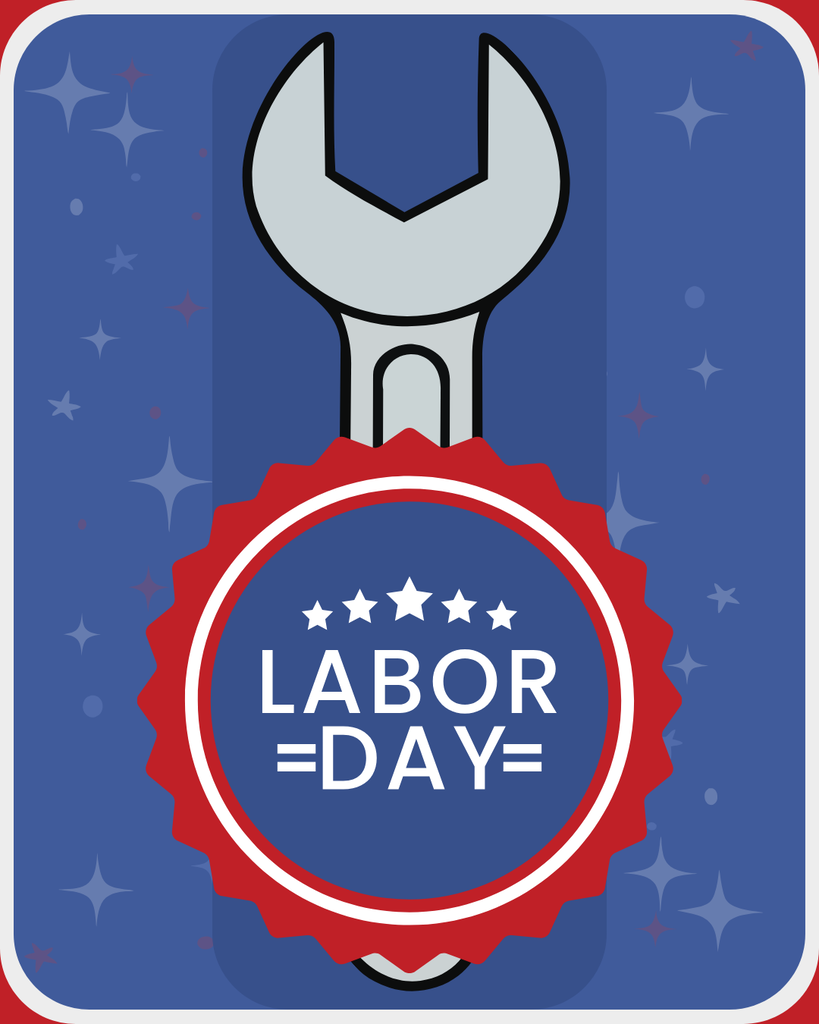 Labor Day wrench graphic