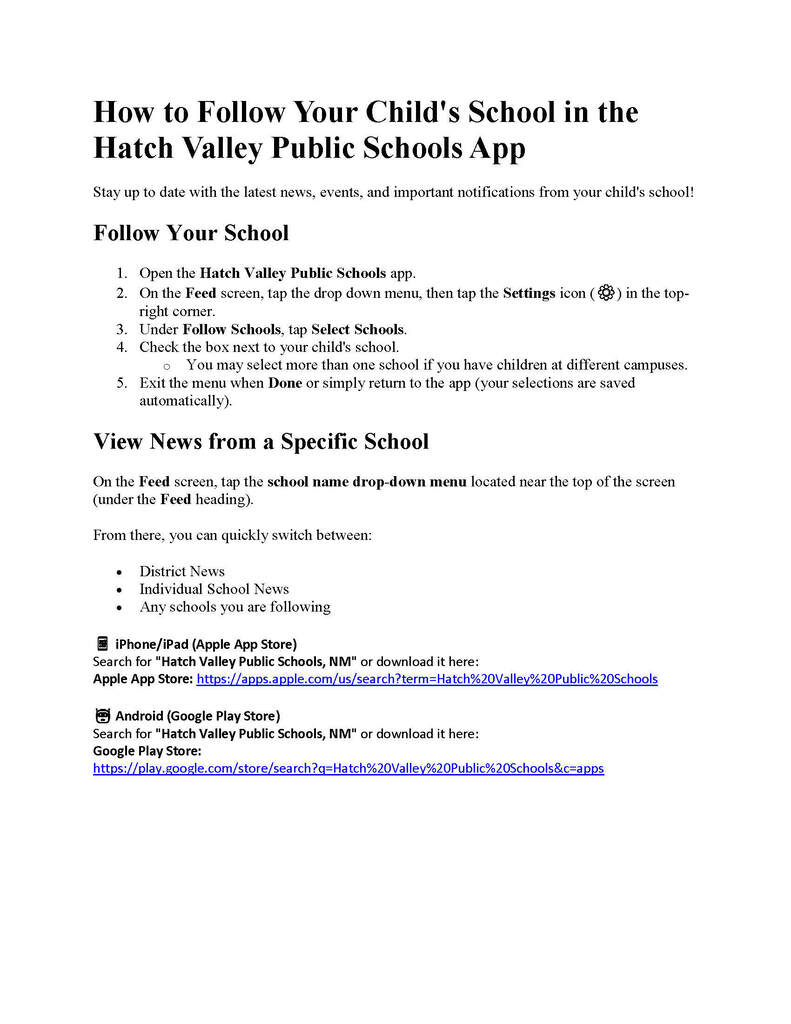 HVPS Phone App information