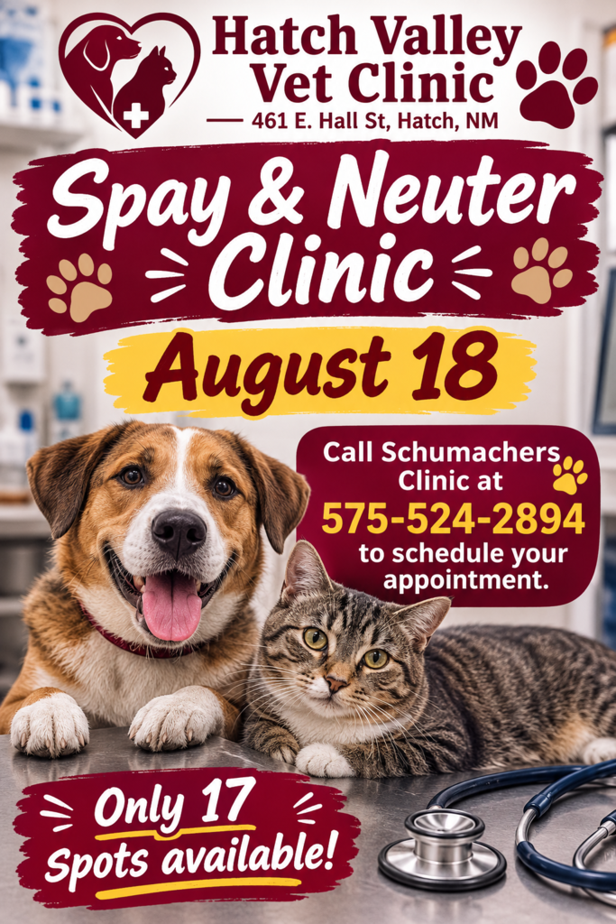 Spay and Neuter Clinic!