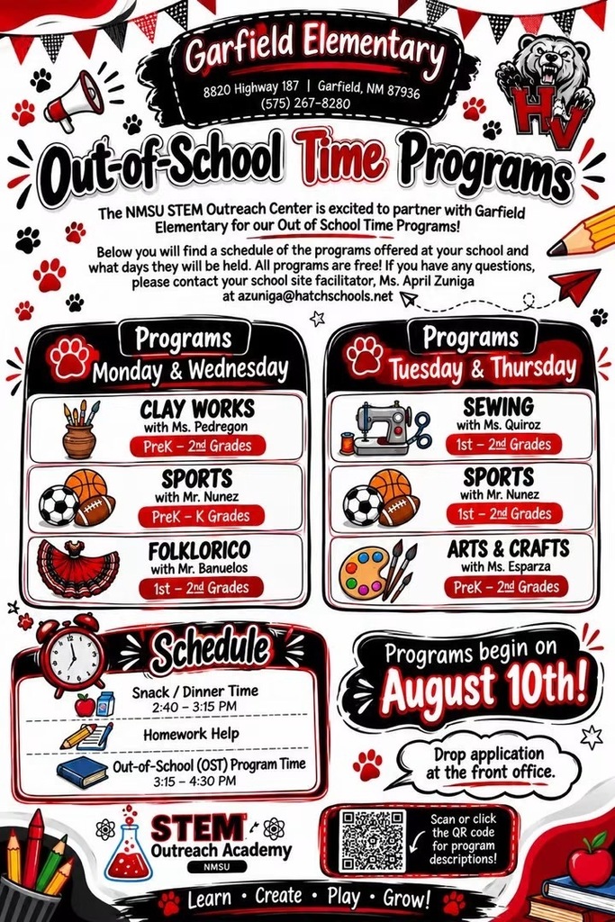 Out of School Time programs