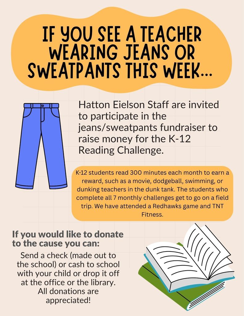 Jeans/ Sweatpants Fundraiser