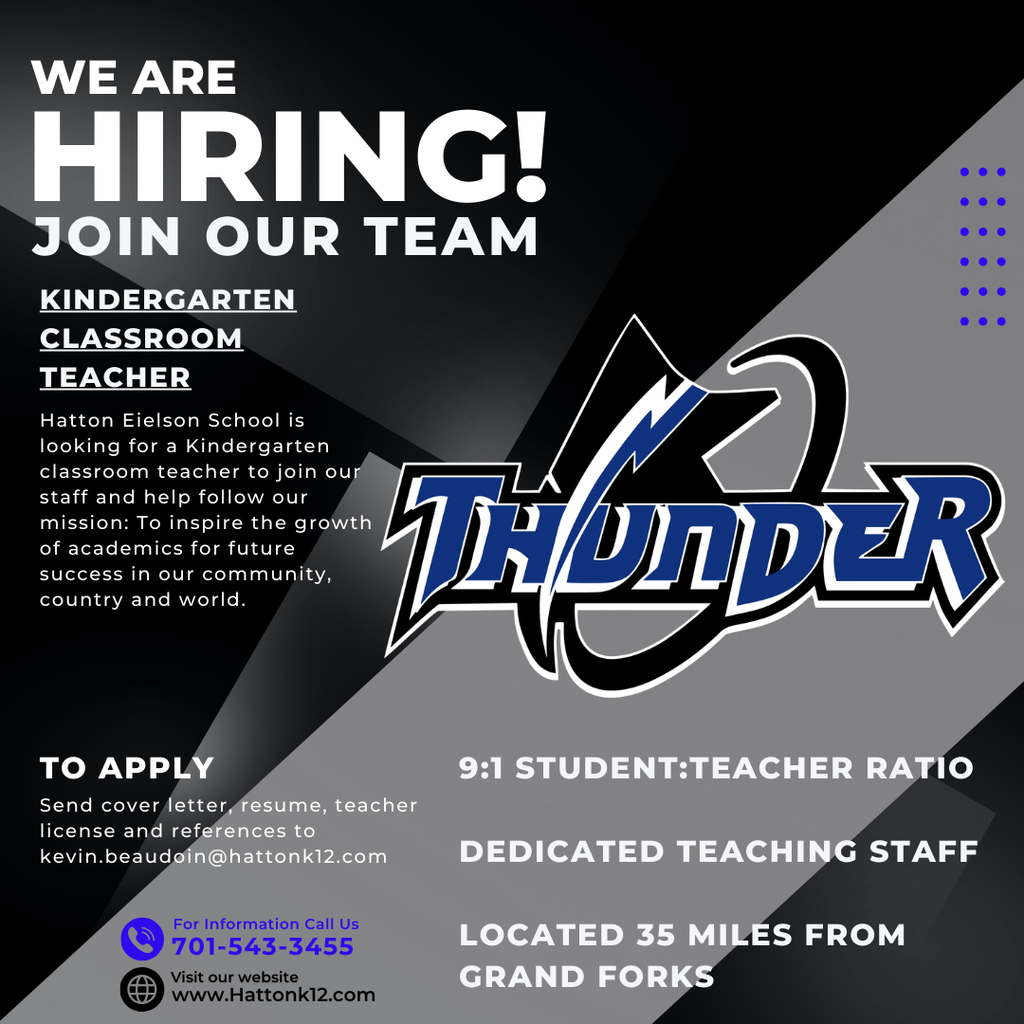 Hiring Kindergarten Classroom Teacher
