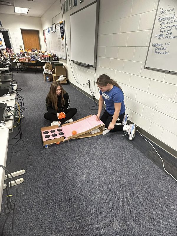 Management class creates games out of cardboard Hatton Eielson School