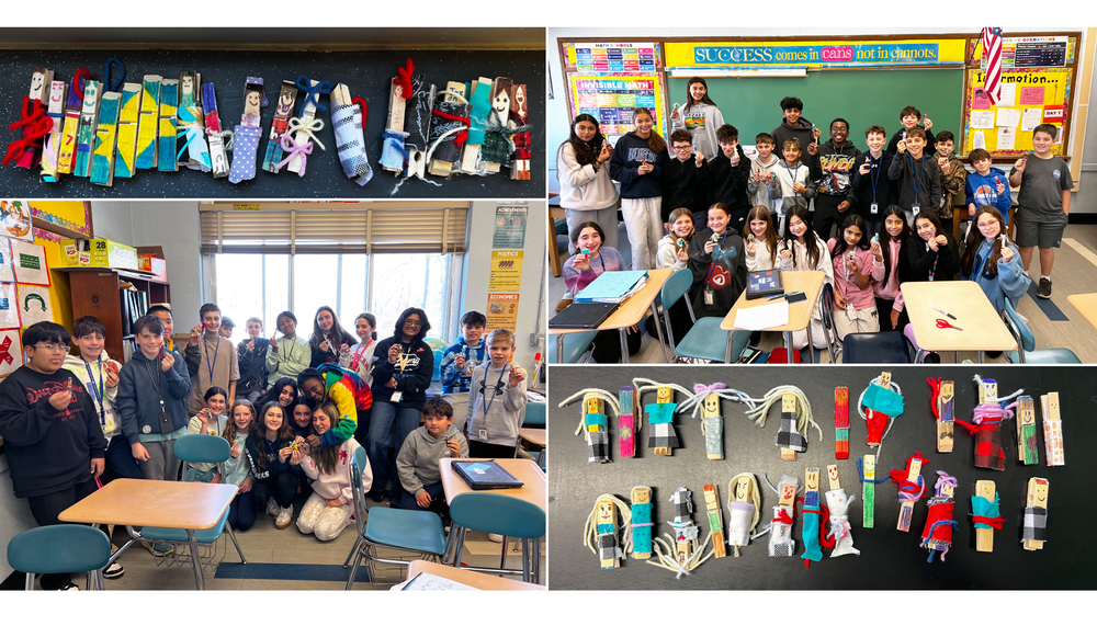 Kindertransport clothespin project