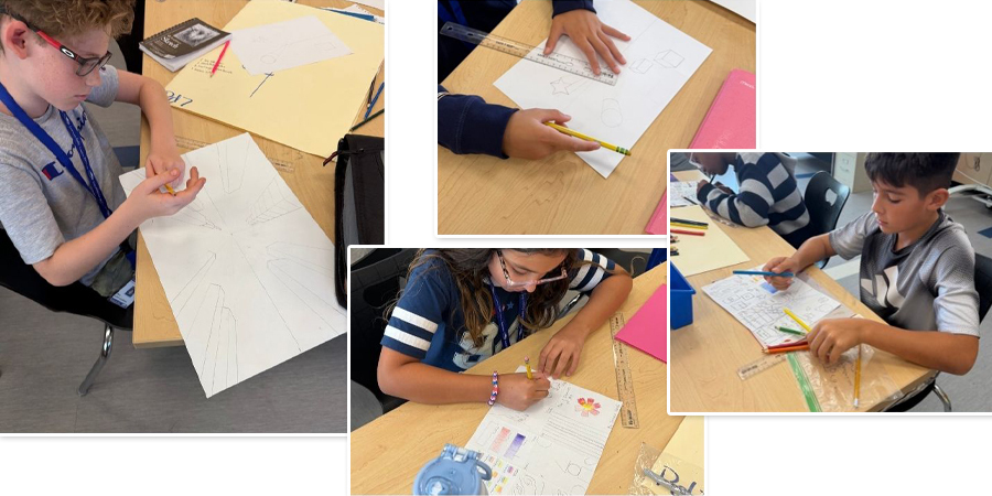 Sixth Grade Artists Explore the Elements of Art