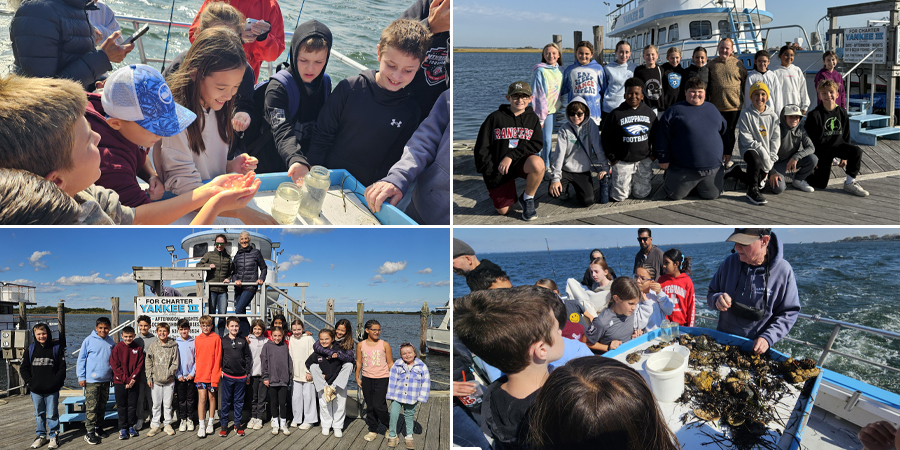 Fifth Graders Explore the Great South Bay Aboard the Yankee III