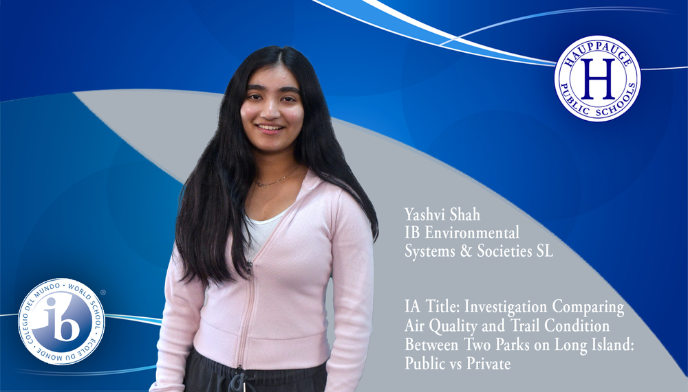 IB Student Spotlight Yashvi Shah