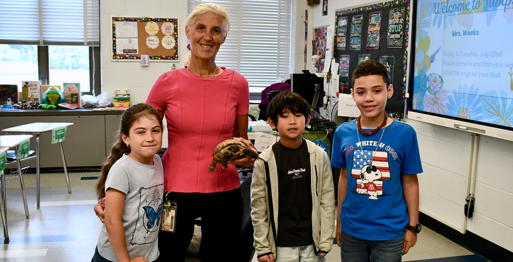 teacher and students