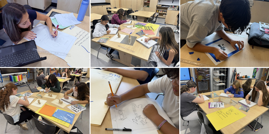 Eighth Grade Artists Explore Technique and Inspiration