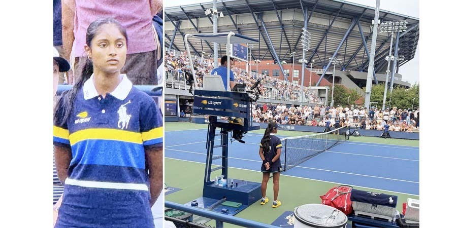 Manha Aliza at the US Open