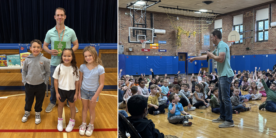 Forest Brook Kicks Off PARP with Author Visit