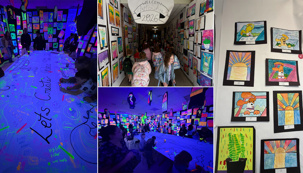 Pines Elementary Art Show