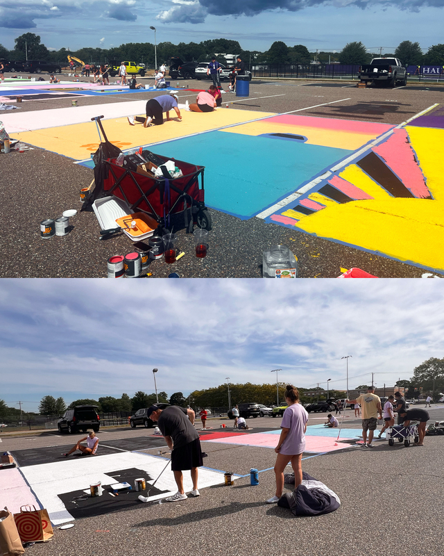 Senior Parking Spot Painting