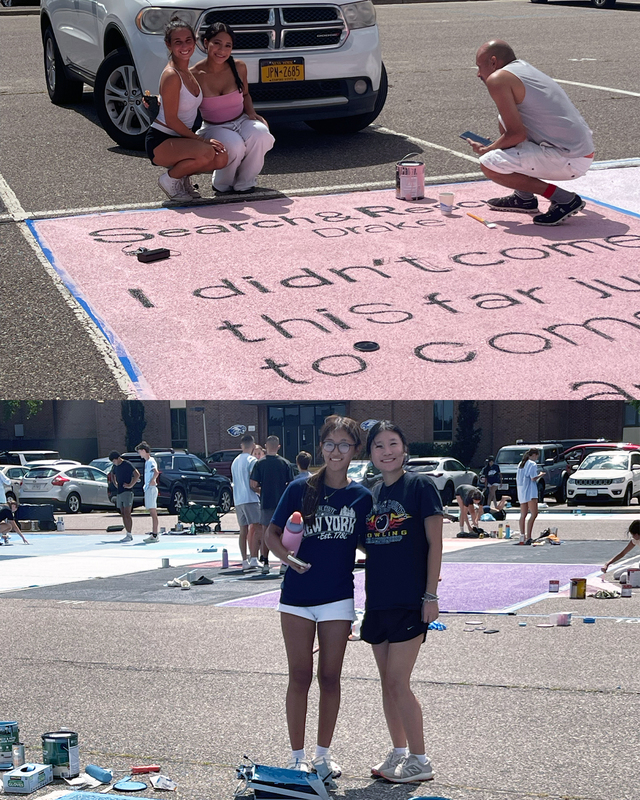 Senior Parking Spot Painting