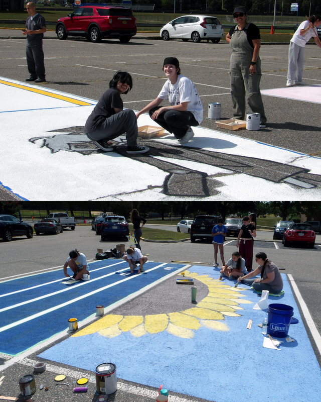 Senior Parking Spot Painting