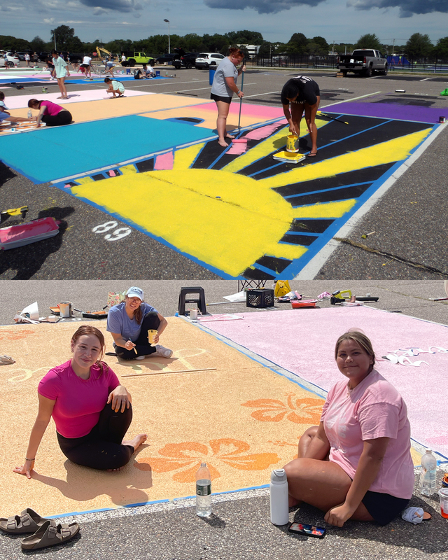 Senior Parking Spot Painting