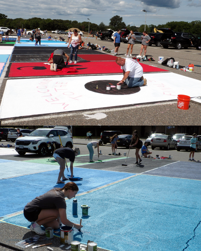 Senior Parking Spot Painting