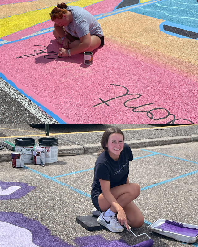 Senior Parking Spot Painting