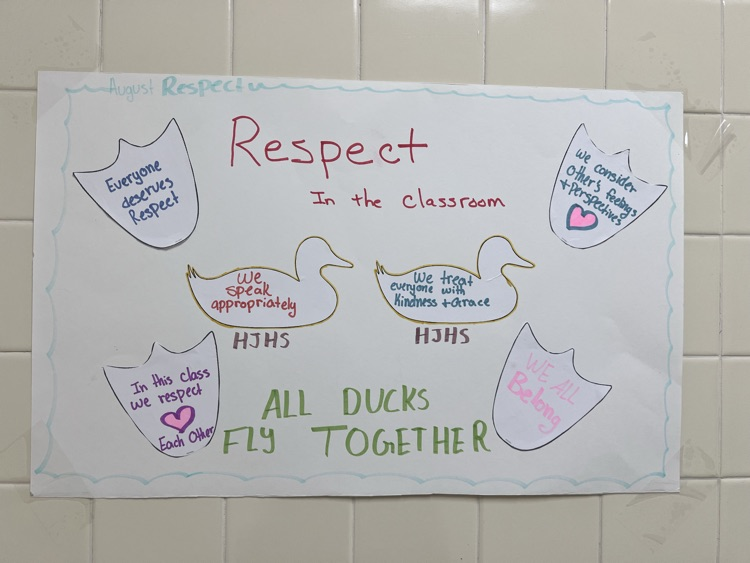 HJHS Respect Poster