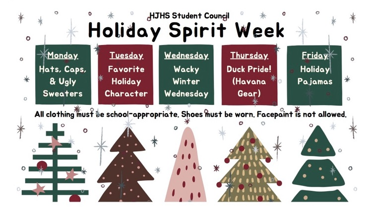 HJHS Holiday Spirit Week