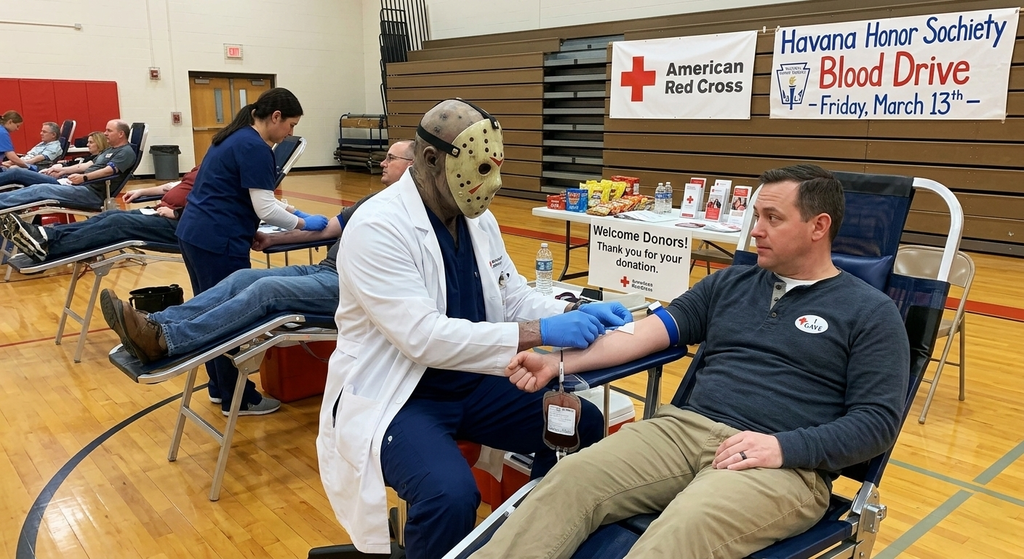 jason working with the Red Cross