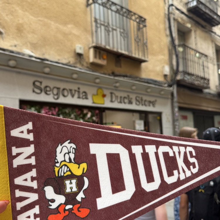 Segovia Spain has a duck store! We had to go in!