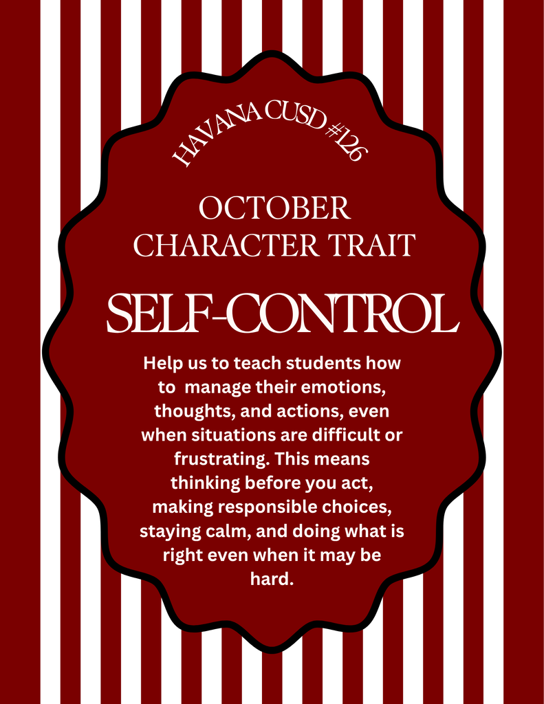 October Character Trait