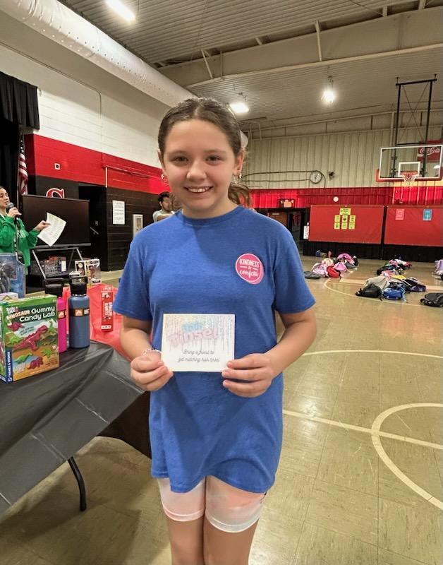 student with prize