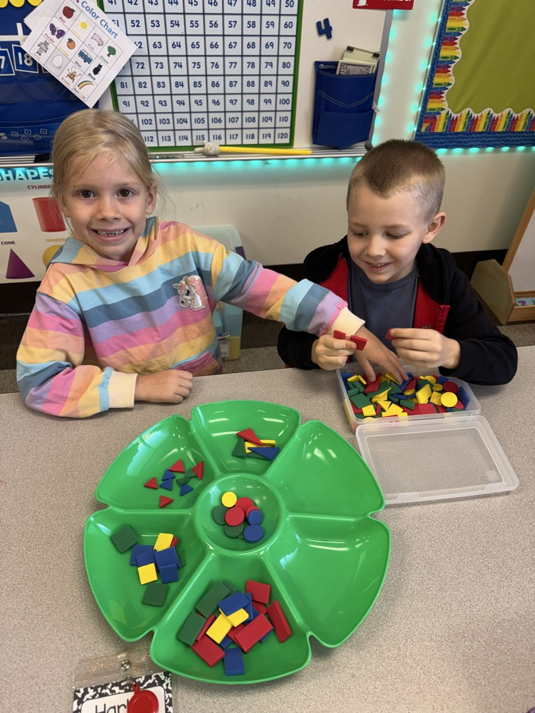 sorting shapes