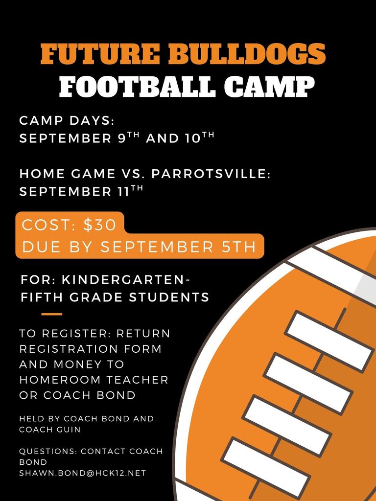 Bulls Gap Bulldogs Football Camp