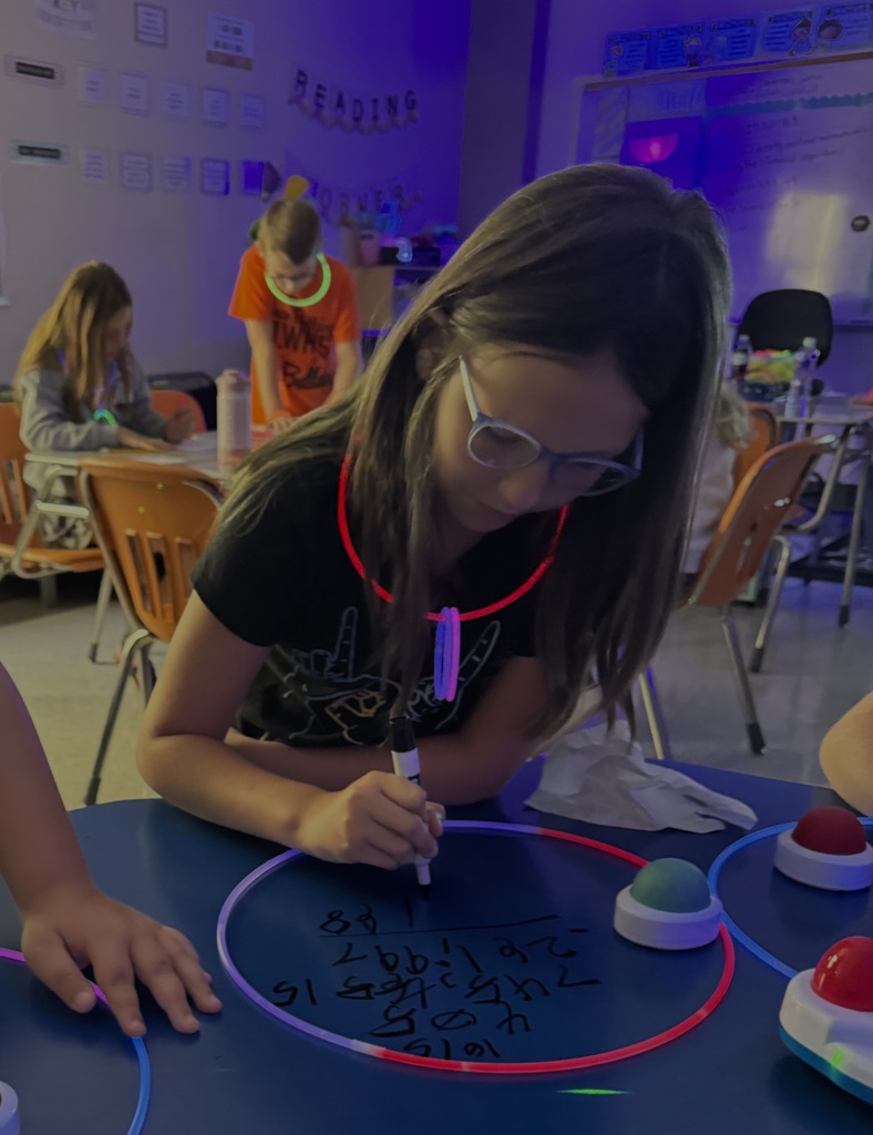 Glow Day Math Centers