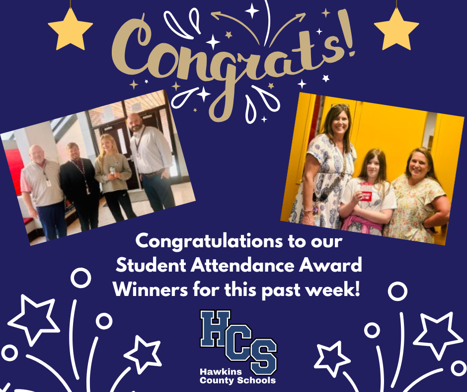 Congratulations to our Student Attendance Award Winners for this past week!
